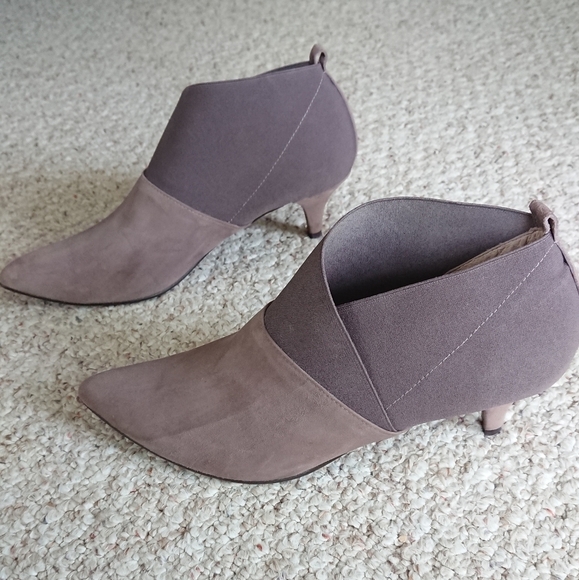 French Sole FS/NY Taupe Suede Ankle boots size 8.5 - Picture 7 of 14